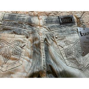 NEW EXOCET Skinny Stretch Acid Wash Jeans Size 5 32”” inseam